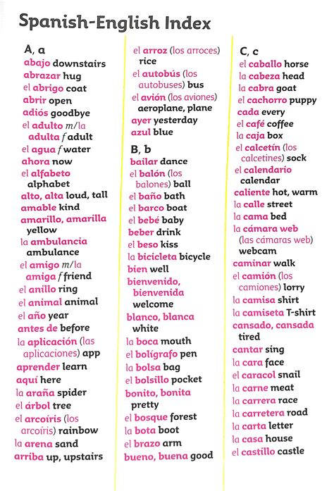 Spanish Dictionary .